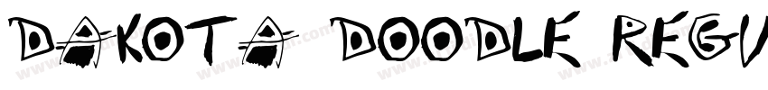 Dakota Doodle Regula字体转换